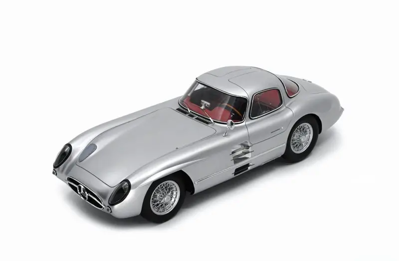 1:12 1955 Mercedes 300 Slr Uhlenhaut -- Silver -- Schuco 450052700 1