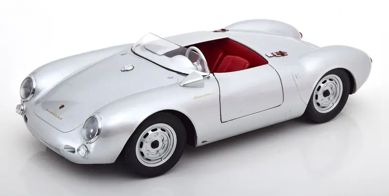 1:12 1956 Porsche 550A Spyder -- Silver -- Kk-Scale 1