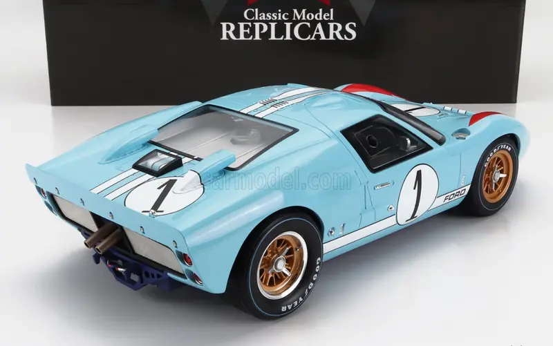 1:12 1966 Le Mans 24 Hour 2Nd Place -- #1 Ford Gt40 Mk 2 -- Miles/Hulme -- Cmr 2
