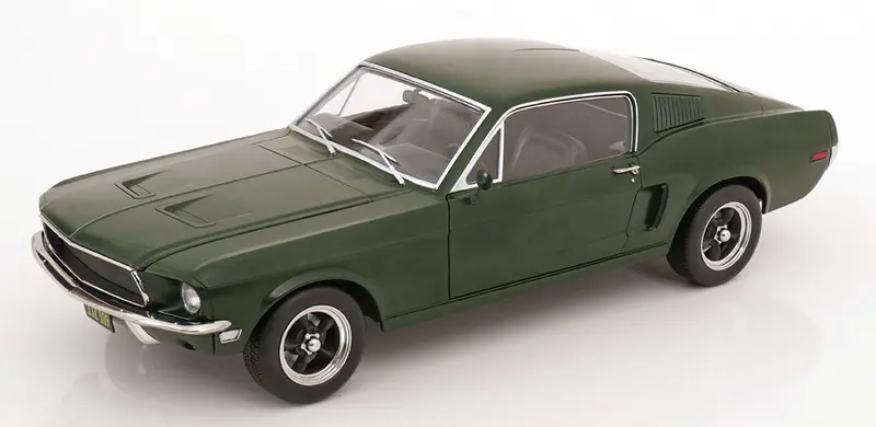 1:12 1968 Ford Mustang Gt Fastback -- "Bullitt" Dark Green -- Kk-Scale 1