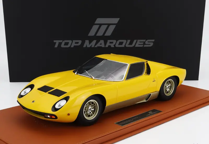 1:12 1971 Lamborghini Miura Sv -- Yellow -- Top Marques 1
