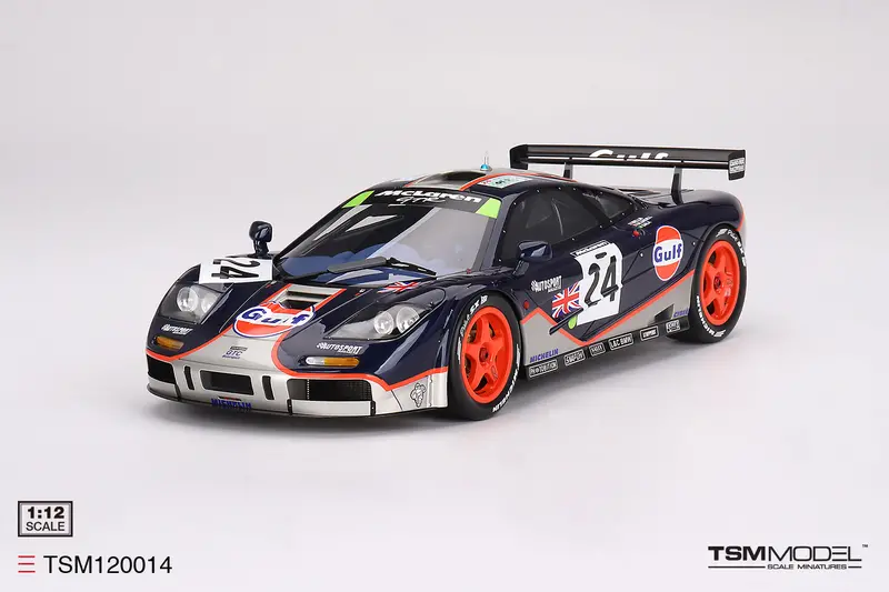 1:12 1995 Le Mans 24 Hr -- #24 Gulf Racing Mclaren F1 Gtr -- Tsm-Model 1