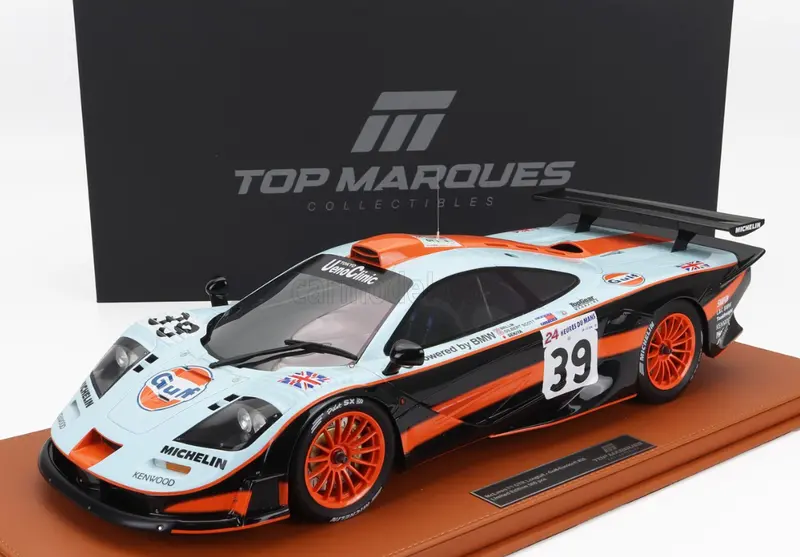 1:12 1997 Le Mans 24 Hour -- #39 Gulf Mclaren F1 Gtr -- Top Marques 1