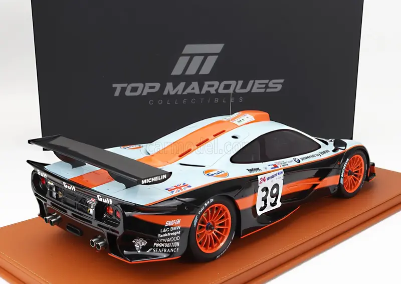 1:12 1997 Le Mans 24 Hour -- #39 Gulf Mclaren F1 Gtr -- Top Marques 2