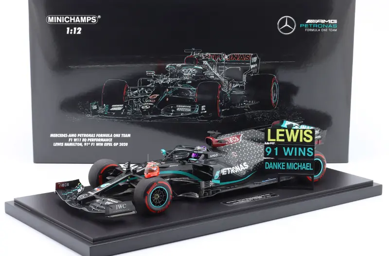 1:12 2020 Lewis Hamilton -- 91St F1 Win -- Mercedes-Amg F1 W11 -- Minichamps 1