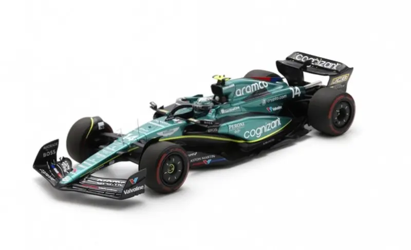 1:12 2023 Fernando Alonso -- British Gp -- Aston Martin Amr23 -- Spark F1 1