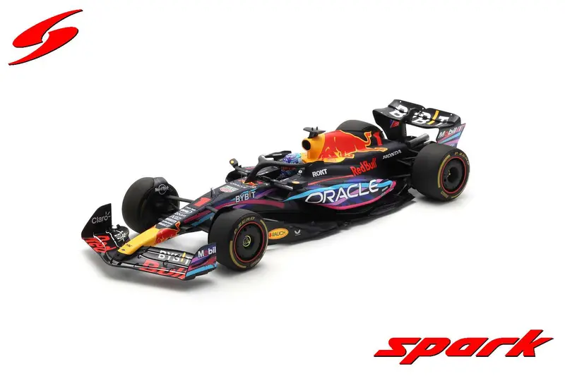 1:12 2023 Max Verstappen -- Miami Gp Winner -- Red Bull Racing Rb19 -- Spark F1 1