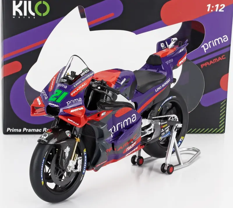 1:12 2024 Motogp - Franco Morbidelli -- #21 Ducati Desmosedici Gp24 -- Kiloworks 1