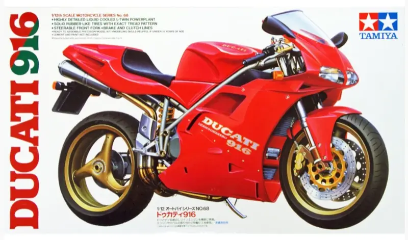 1:12 Ducati 916 -- Plastic Kit -- Tamiya 14068 1
