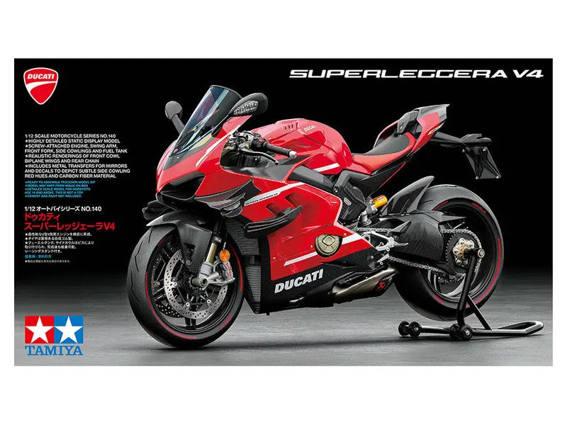 1:12 Ducati Panigale V4 Superleggera -- Plastic Kit -- Tamiya 14140 1