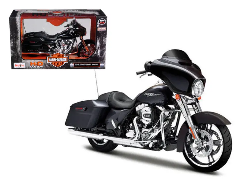1:12 Harley-Davidson 2015 Street Glide Special -- Black -- Maisto Motorbike 1