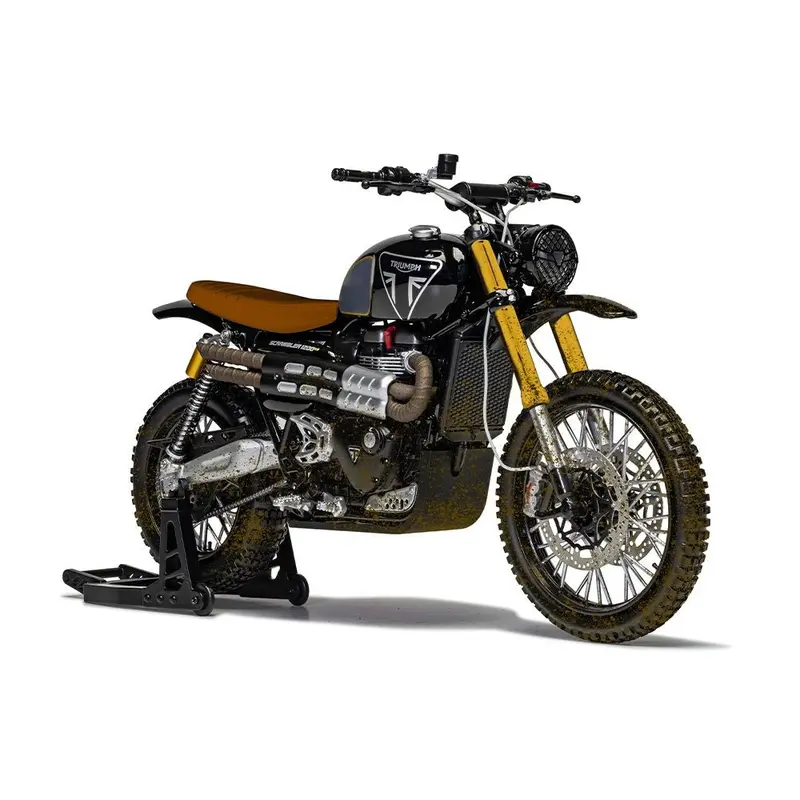 1:12 James Bond 'No Time To Die' -- Triumph Scrambler 1200Xe -- Corgi Cc08403 1