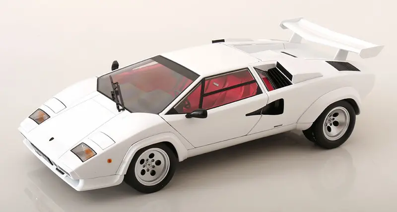 1:12 Lamborghini Countach Lp 5000S Qv 1985 -- White -- Kk-Scale 1