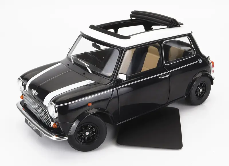 1:12 Mini Cooper W/Sunroof -- Black/White -- Kk-Scale 1