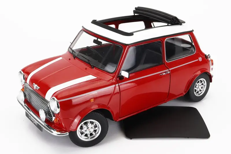 1:12 Mini Cooper W/Sunroof -- Red/White -- Kk-Scale 1