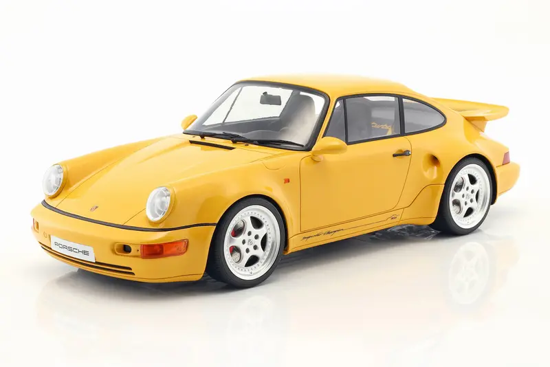 1:12 Porsche 911 (964) Turbo S Lightweight 1993 -- Yellow -- Gt Spirit 1
