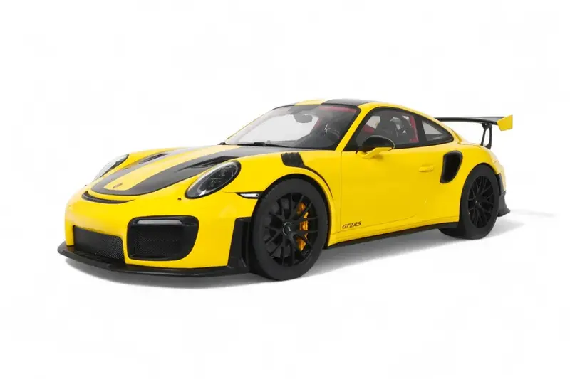 1:12 Porsche 911 (991.2) Gt2 Rs Weissach -- Yellow/Black -- Gt Spirit Gt535 1