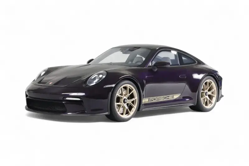 1:12 Porsche 911 (992) Gt3 Touring 2021 -- Dark Purple -- Gt Spirit Gt937 1