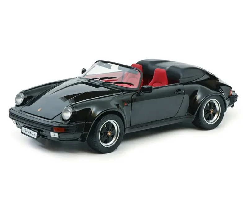 1:12 Porsche 911 Speedster 1989 -- Black -- Schuco 1