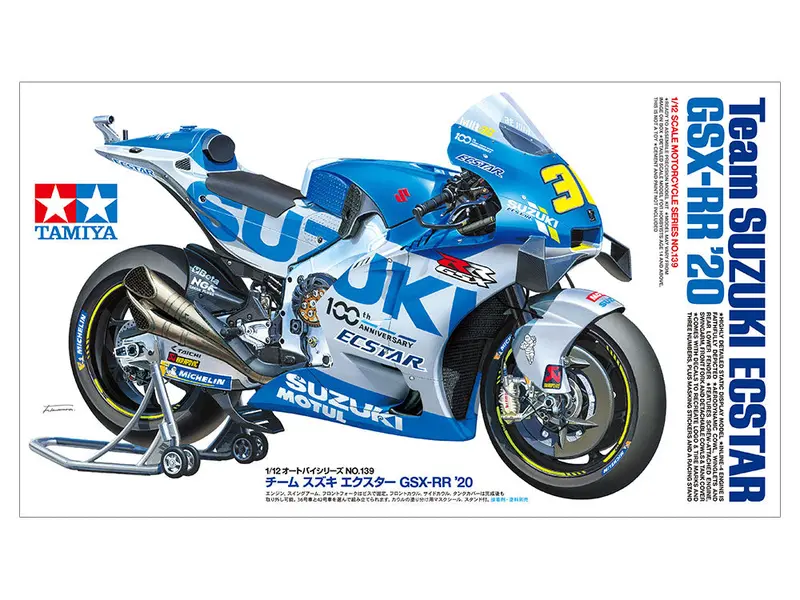 1:12 Team Suzuki Ecstar Gsx-Rr 2020 -- Plastic Kit -- Tamiya 14139 1