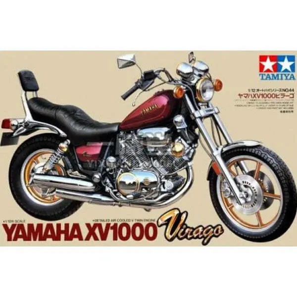 1:12 Yamaha Virago Xv1000 -- Plastic Kit -- Tamiya 14044 1