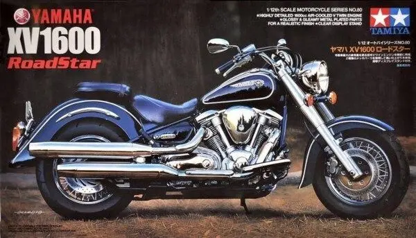 1:12 Yamaha Xv1600 Road Star -- Plastic Kit -- Tamiya 14080 1