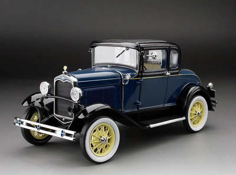 1:18 1931 Ford Model A Coupe -- Riviera Blue -- Sunstar 1