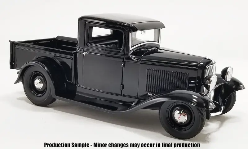 1:18 1932 Ford Pickup Hot Rod -- Black Beauty -- Acme 1
