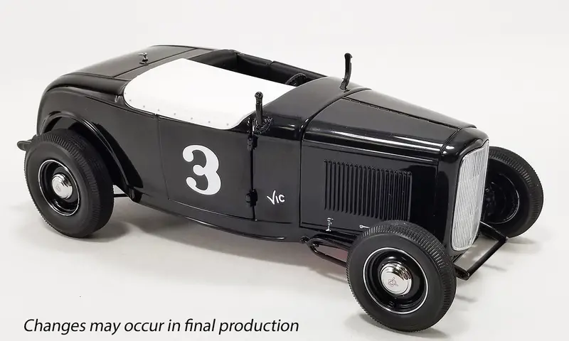 1:18 1932 Ford Roadster -- #3 Vic Edelbrock Salt Flat Racer -- Acme 1
