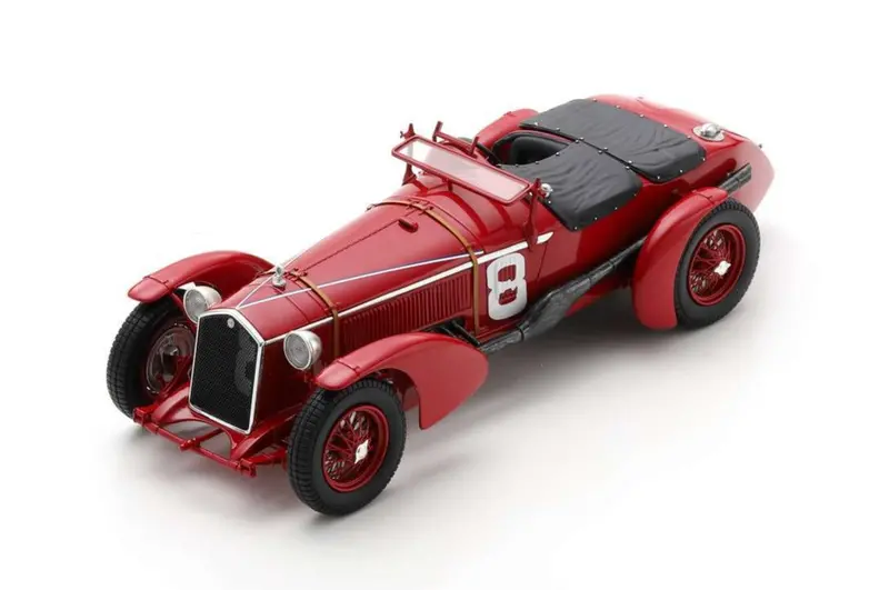 1:18 1932 Le Mans 24H Winner -- #8 Alfa Romeo 8C -- Spark 1