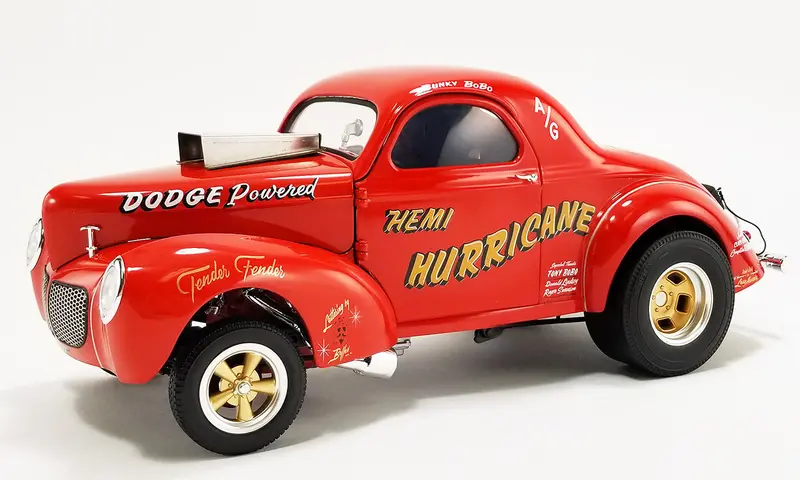 1:18 1940 Willys Gasser -- Hemi Hurricane -- Acme 1