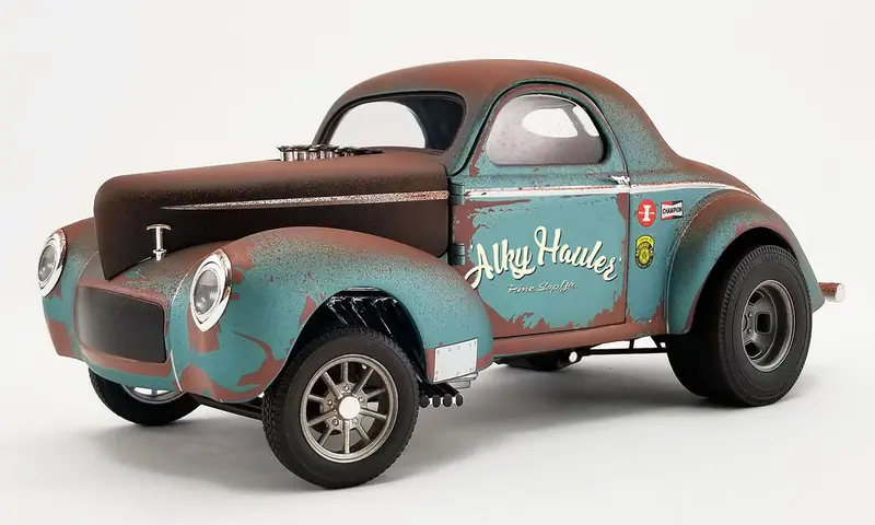 1:18 1940 Willys Gasser -- Pork Chop Alky Hauler -- Acme 1