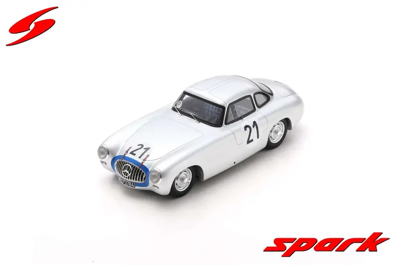 1:18 1952 Le Mans 24H Winner -- #21 Mercedes-Benz W194 -- Spark 1
