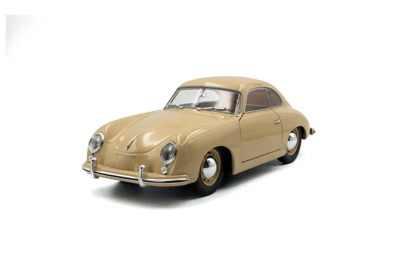 1:18 1953 Porsche 356 Pre-A Coupe -- Light Brown -- Solido 1