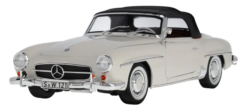 1:18 1955 Mercedes-Benz 190Sl (W121) -- Light Grey -- Norev Dealer Edition 1