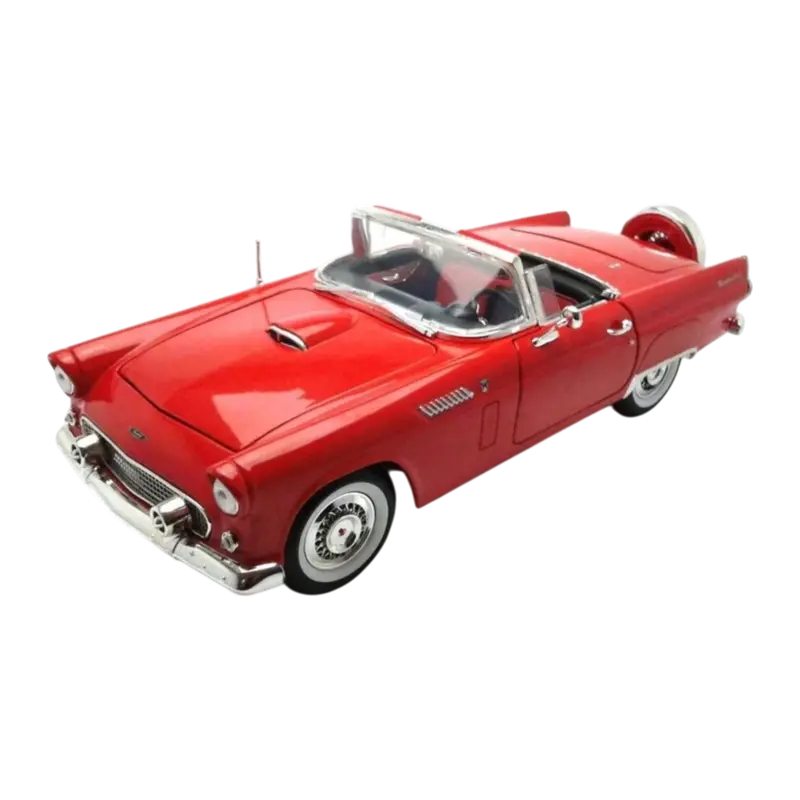 1:18 1956 Ford Thunderbird (Convertible) -- Red -- Motormax 1