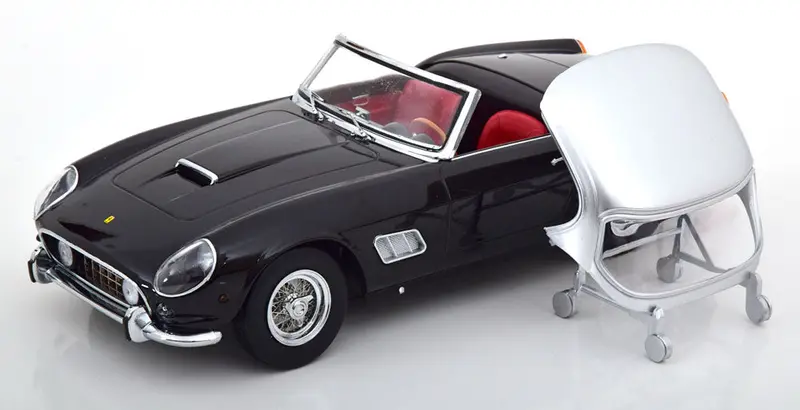 1:18 1960 Ferrari 250 Gt California Spyder -- Black -- Kk-Scale 1
