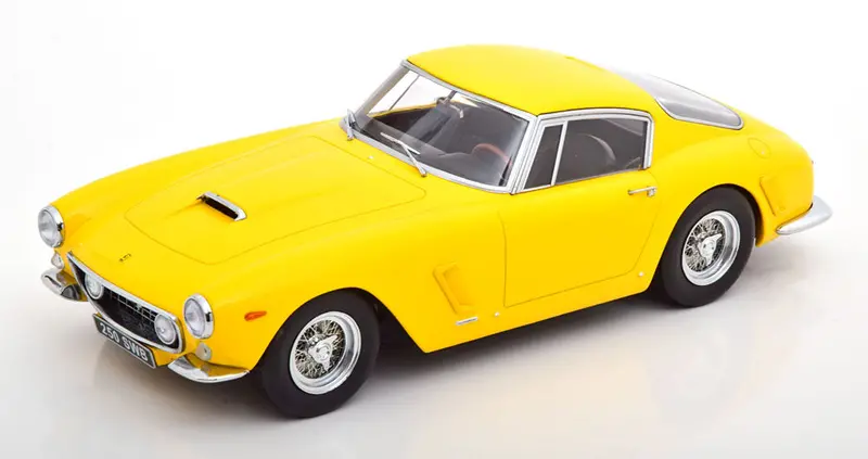 1:18 1961 Ferrari 250 Gt Swb Berlinetta -- Yellow -- Kk-Scale 1