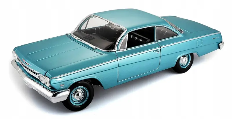 1:18 1962 Chevrolet Bel Air -- Turquoise Blue -- Maisto 1