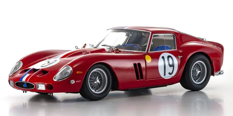 1:18 1962 Le Mans 24 Hour 2Nd Place -- #19 Ferrari 250 Gto -- Kyosho 1