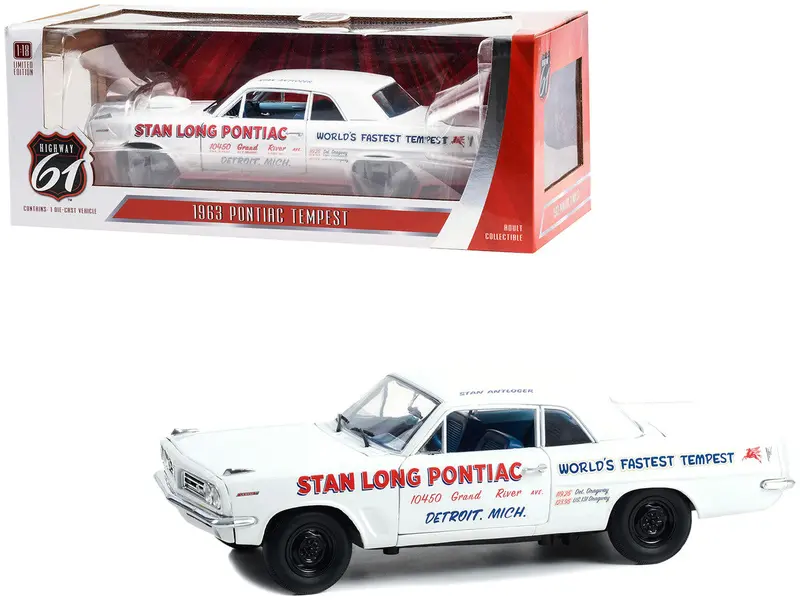 1:18 1963 Pontiac Tempest "World's Fastest Tempest" Stan Long -- Highway 61 1