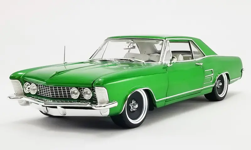 1:18 1964 Buick Riviera -- Southern Kings Customs Cosmic Dust Green -- Acme 1