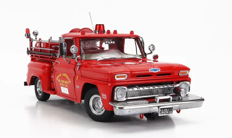 1:18 1965 Chevrolet C-20 Fire Truck - Upper Lancaster Fire Department -- Sunstar 1