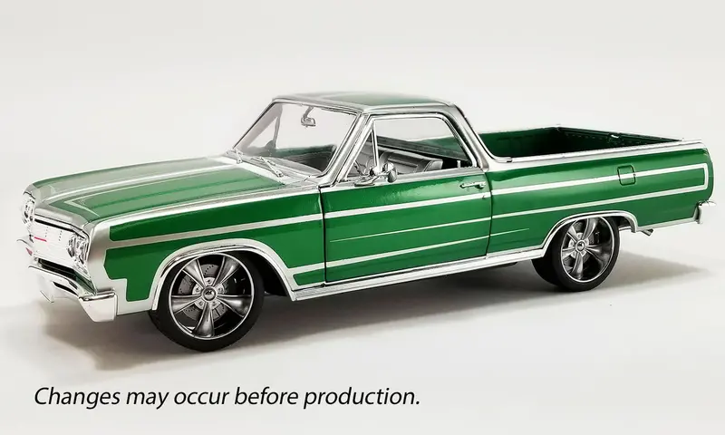 1:18 1965 Chevrolet El Camino Southern Kings Customs -- Calypso Green -- Acme 1