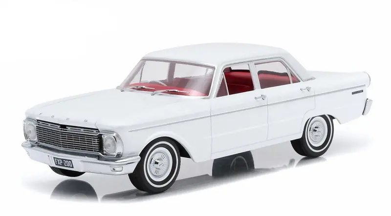 1:18 1965 Ford Xp Falcon Sedan -- White -- Dda Greenlight 1