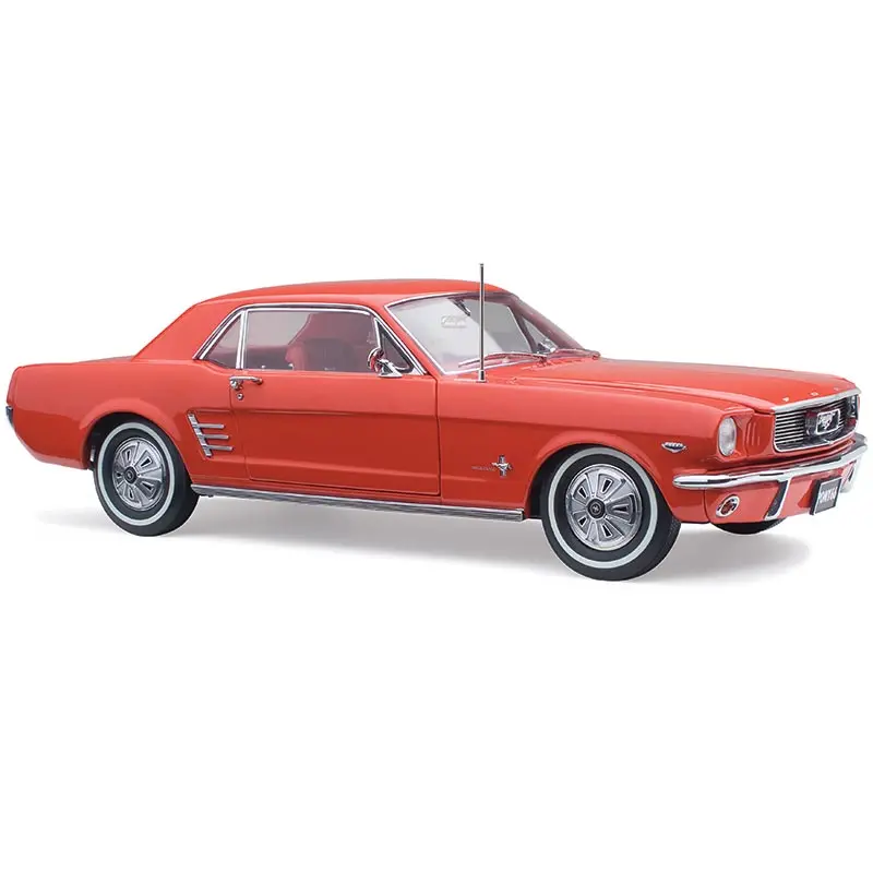 1:18 1966 Ford Mustang -- Signal Flare Red -- Classic Carlectables 1