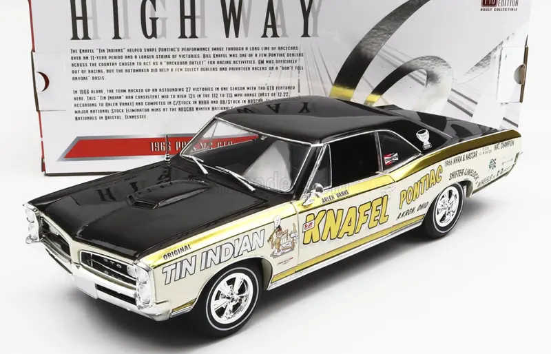 1:18 1966 Pontiac Gto -- Tin Indian Knafel Pontiac -- Highway 61 1