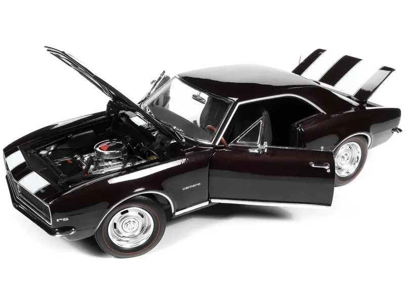 1:18 1967 Chevrolet Camaro Z/28 Rs -- Royal Plum -- American Muscle 2