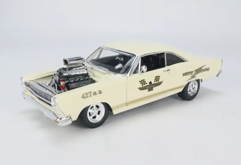 1:18 1967 Ford Fairlane Blown 472 Sohc Street Machine -- White Lightning -- Gmp 1