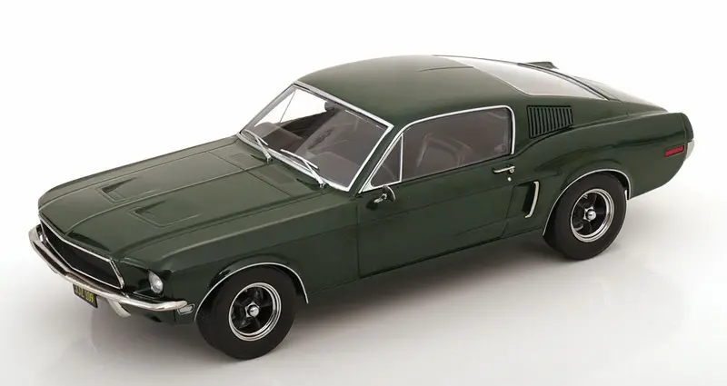 1:18 1968 Ford Mustang Gt Fastback -- "Bullitt" Dark Green -- Kk-Scale 1